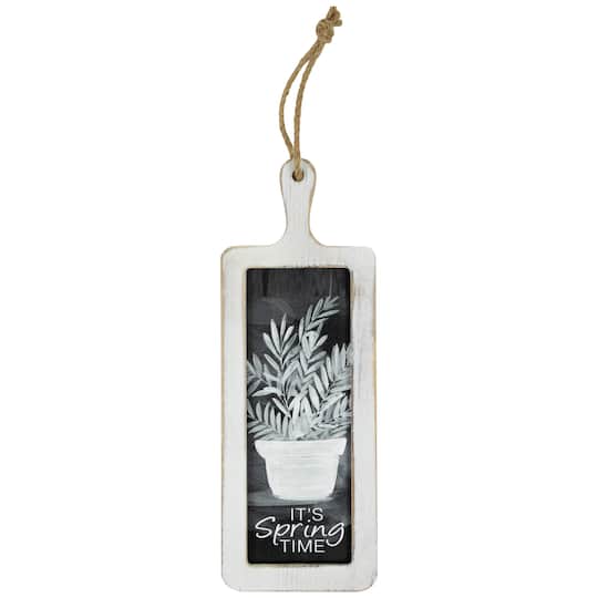 10.5" It's Spring Time Floral Cutting Board Wall Decoration By Northlight in Gray | Michaels®